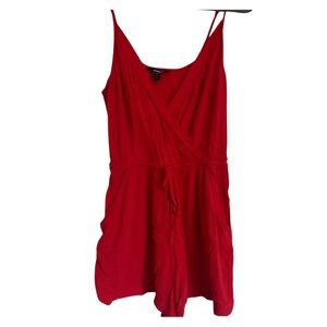 Express red romper